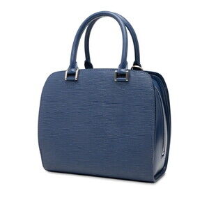 Louis Vuitton Neuf Handbag Myrtille Epi Pont Leather Blue